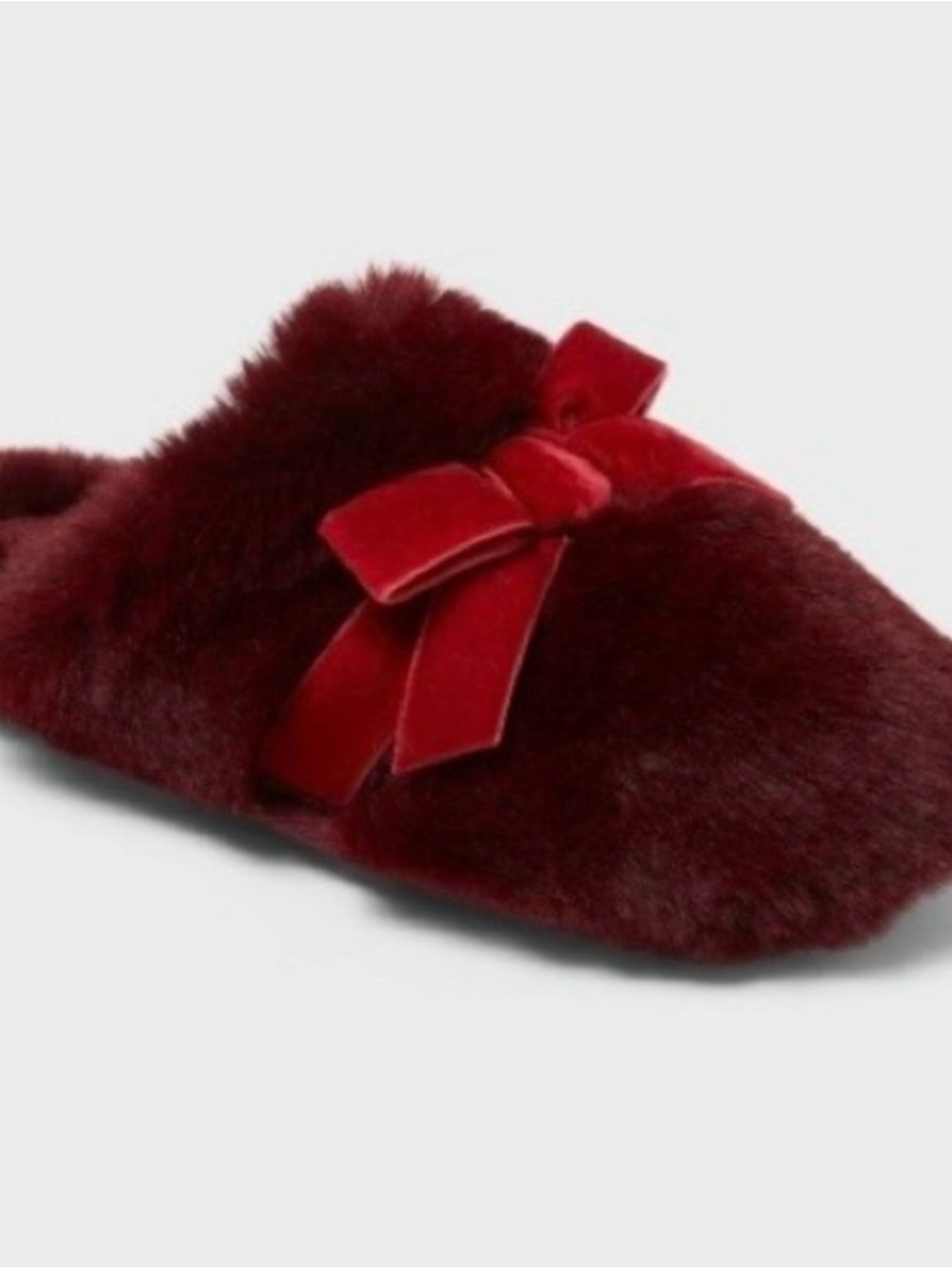Kids' Scuff Slippers - Cat & Jack™ Red 
Small 13/1 New